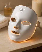 Світлодіодна LED маска для обличчя 7 в 1 з кольоровою світлотерапією для догляду та поліпшення шкіри