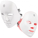 Світлодіодна LED маска для обличчя 7 в 1 з кольоровою світлотерапією для догляду та поліпшення шкіри, фото 2