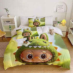 Постільна білизна з плюш-велюру Лабубу №4 31314 215х150 см yL.
