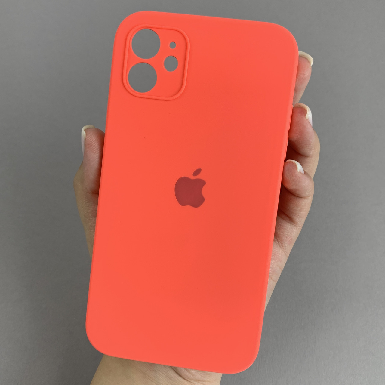 Чохол для iPhone 11 матовий з мікрофіброю закритою камерою чохол на телефон айфон 11 персиковий n8u