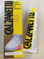 Білий крем для взуття Calzanetto Bianco (50 мл)