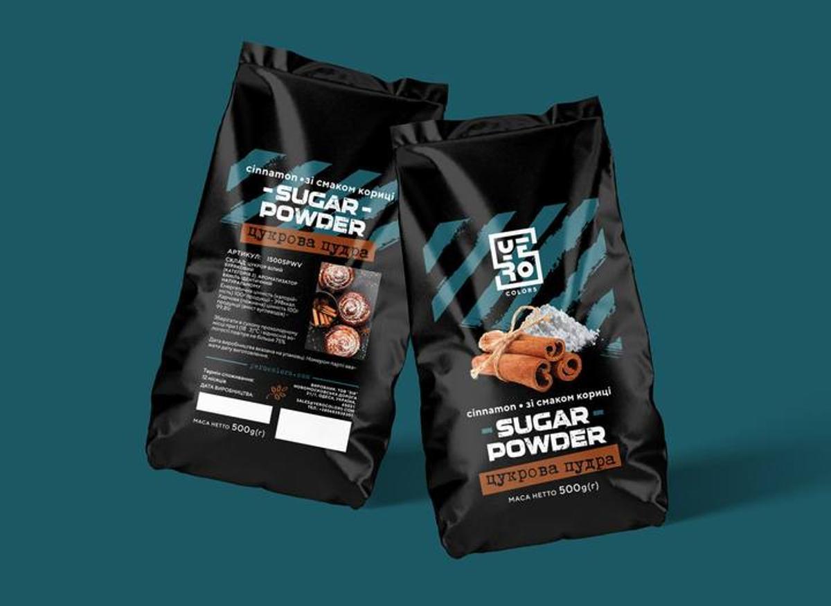 Пудра цукрова Кориця 500г Yerocolors, фото 1