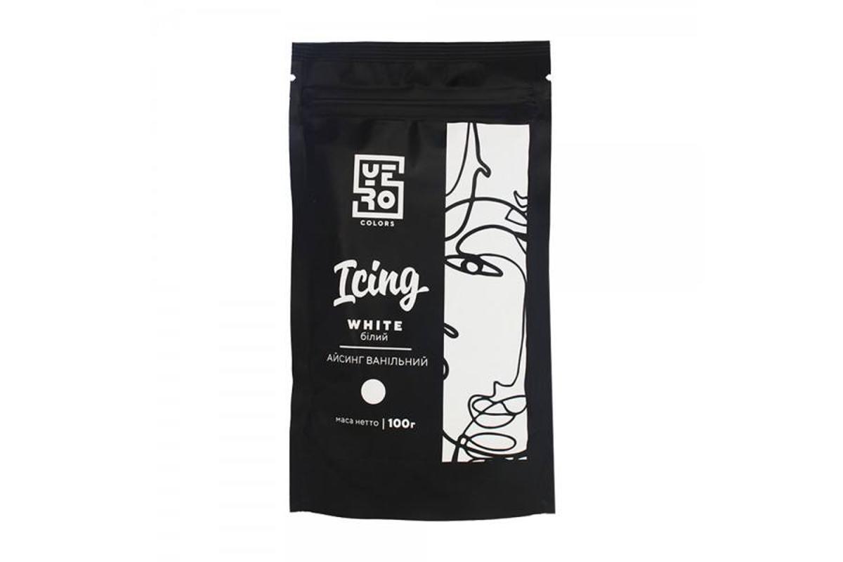 Айсинг ванільний білий 100г Yerocolors, фото 1