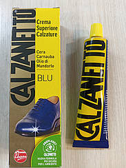 Синий крем для взуття Calzanetto Blu (40мл)
