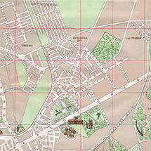 Плакат "План міста Києва 1958 року", 60×90см, фото 3