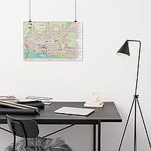 Плакат "План міста Києва 1958 року", 60×90см, фото 4