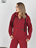 5782-14 Спортивний костюм жіночий тринитка на флісі норма (4 од: 44,46,48,50), фото 2