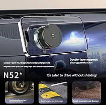 Магнітний тримач для iPhone Android з вакуумною присоскою, фото 3