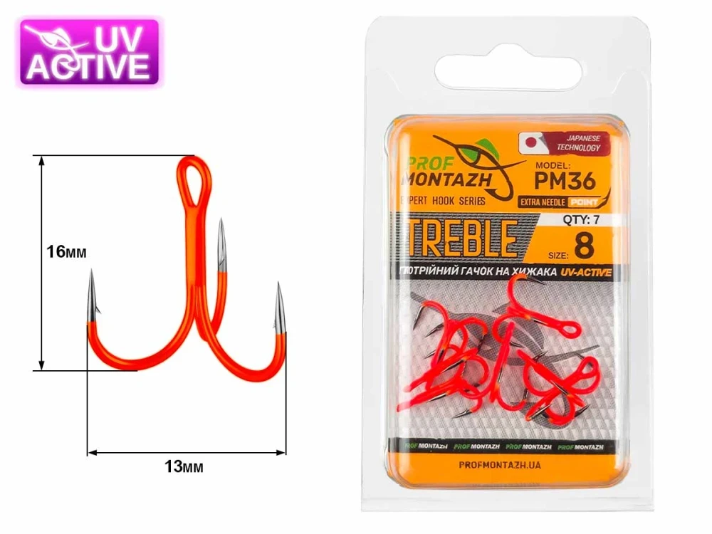 Трійник Profmontazh Orange UV PM36 № 8 (7 шт/уп)