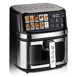 Аерофритюрниця DOMOTEC Німеччина з чашею на 12 л аерогриль для приготування без олії мультипіч 3500 Вт, фото 7