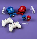 Дві машинки на пульту з воротами MD564A короб. 43*19*16 см грати футбол машинками, фото 3