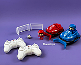 Дві машинки на пульту з воротами MD564A короб. 43*19*16 см грати футбол машинками, фото 2