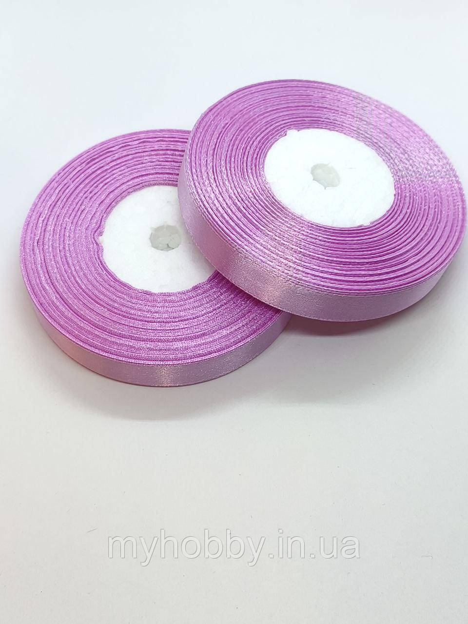 Атласна стрічка 1,2см -33м фіалковий, фото 1