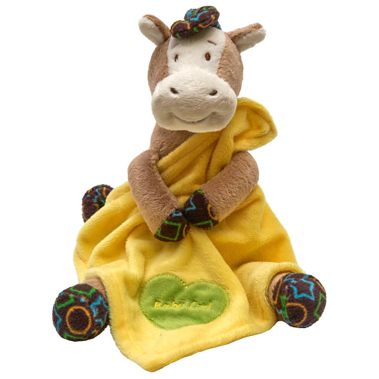 М'яка іграшка конячка з жовтою ковдрою, 19 см (D1228319-1), фото 1