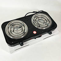 Плита побутова двоконфорочна, Електричні плити настільні двоконфорочні, Потужна настільна електроплита VY-69