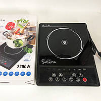 Зручна настільна плита для приготування страв Suntera ICD-2200, 2200 Вт, Настільна електроплита зручна BY-29