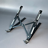 Підставка для ноутбука, підставка під ноут, металевий тримач під ноутбук Hechpro (180LP), фото 7