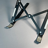 Підставка для ноутбука, підставка під ноут, металевий тримач під ноутбук Hechpro (180LP), фото 9