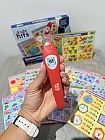 Інтерактивна гра KH60/001 "Перші знання" на батарейках, 6 навчальних тем, 12 двосторонніх карток, 280 запитань, 140 завдань., фото 10