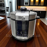 Настільна мультиварка 3в1 Zepline 3000 Вт скороварка-йогуртниця на 7л з нержавіючої сталі з LED-дисплеєм, фото 2