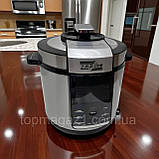 Настільна мультиварка 3в1 Zepline 3000 Вт скороварка-йогуртниця на 7л з нержавіючої сталі з LED-дисплеєм, фото 3