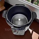 Настільна мультиварка 3в1 Zepline 3000 Вт скороварка-йогуртниця на 7л з нержавіючої сталі з LED-дисплеєм, фото 7