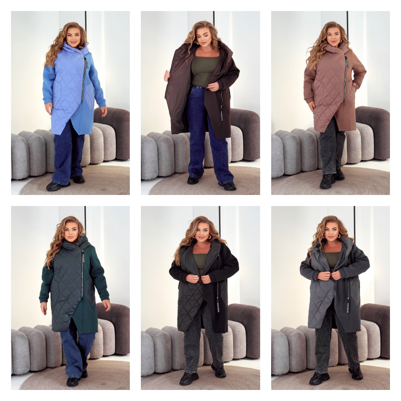 Жіноча подовжена куртка весна-осінь, фото 1