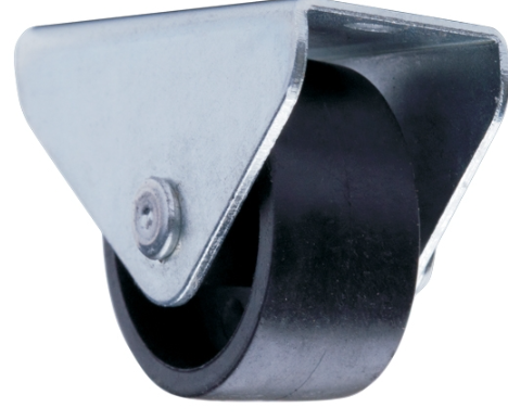 Ролик з площадкою прямий GIFF d=26 чорний, фото 1