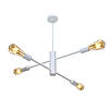 Люстра підвісна MSK Electric Asket на чотири плафони Е27 NL 6120-4 WH біла, фото 3