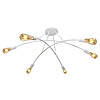 Люстра підвісна MSK Electric Orion на шість ламп Е27 NL 9832-6 WH біла, фото 3