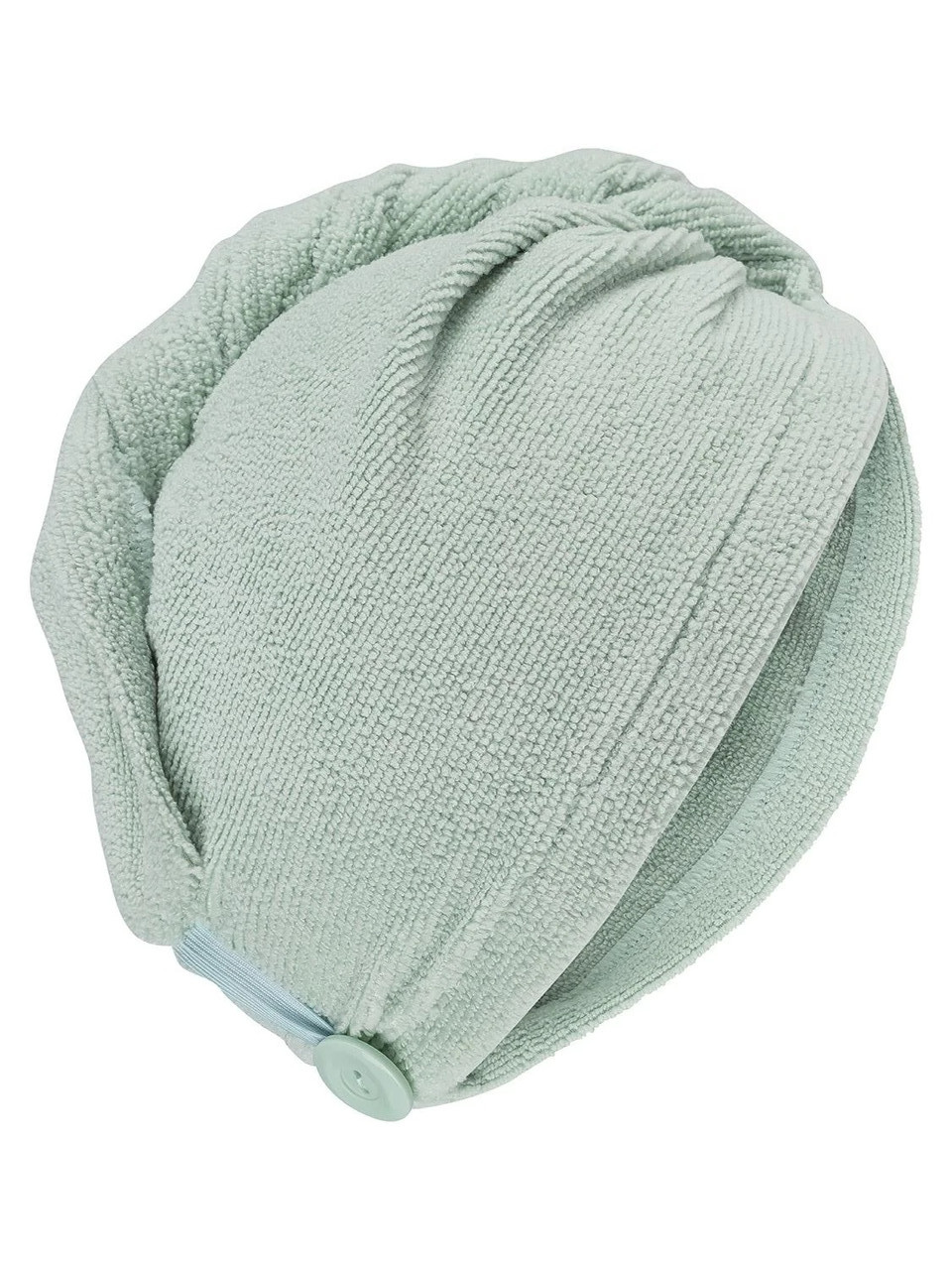 Рушник - тюрбан для волосся Livarno Home мікрофібра із застібкою на гудзик, фото 1