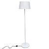 Торшер MSK Electric Palermo з білим плафоном із тканини під лампу Е27 з білою основою NL 3621 WH+WH, фото 2