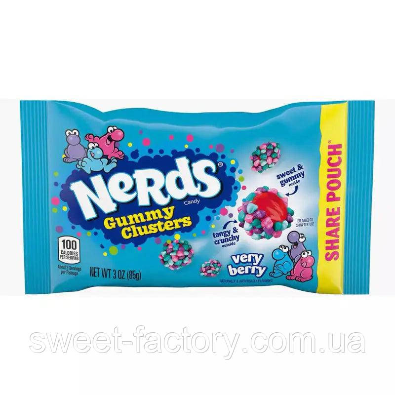 Жувальні цукерки Nerds Gummy Clusters Very Berry 85g, фото 1