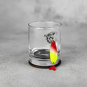 Склянка для віскі з блешнею