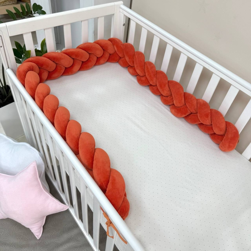 Бортик Коса теракот 220, 360 см