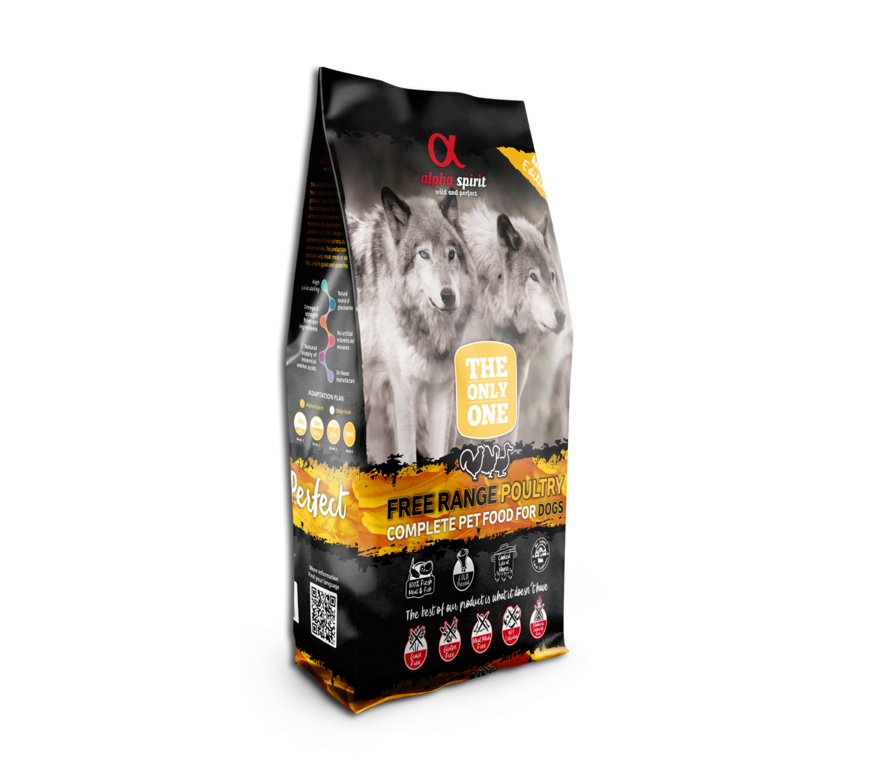 Сухий корм для собак Alpha Spirit The Only One Poultry Dog беззерновий 12 кг (as4206512), фото 1
