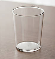 Склоподібні пластикові стакани прозорі — PS одноразові 100 мл без ніжки для десертів і напоїв HoReCa 50 шт/уп. (1800 шт./ящ.)