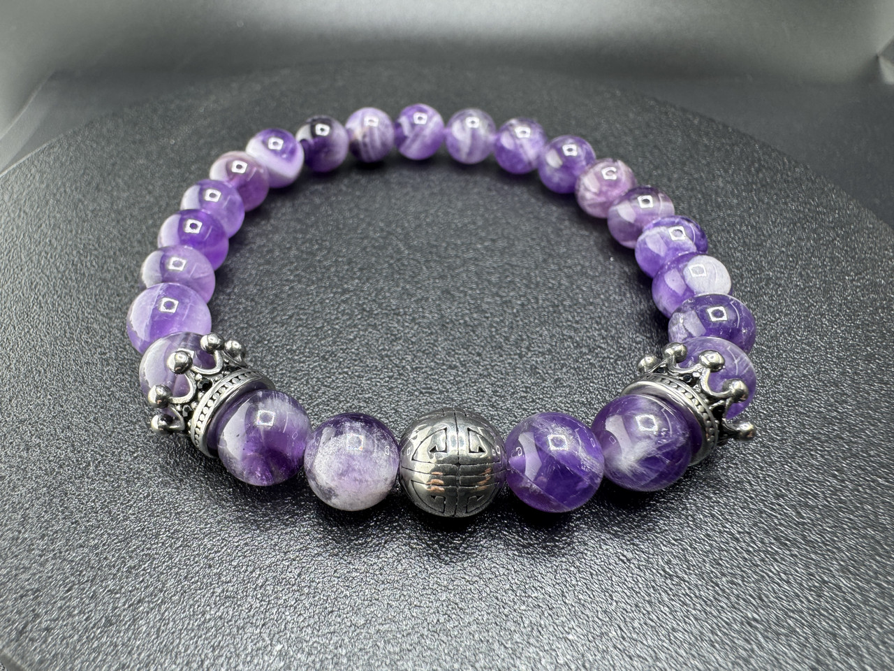 Браслет Королівський аметист (8 мм), фото 1