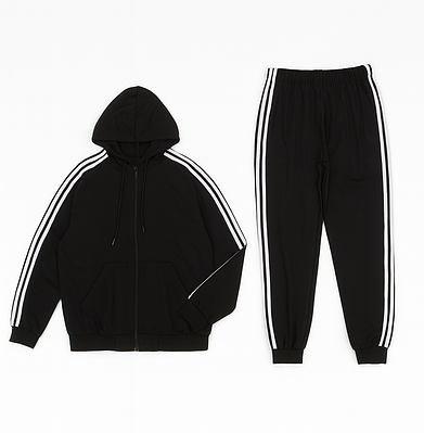 Чоловічий спортивний костюм чорний