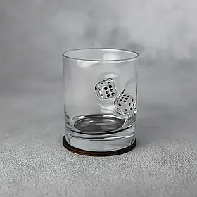 Склянка для віскі з кубиком