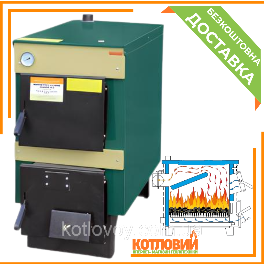 Твердопаливний котел Тивер КТ-СУ