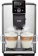 Кавомашина Nivona CafeRomatica 825 (NICR 825) автоматична, 1455 Вт, 15 бар, 1.8 л, чорний/срібло