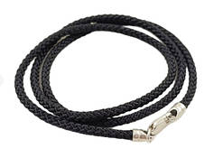 Шнур шовковий зі срібною застібкою 50