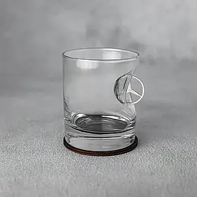 Склянка для віскі з автомобільною вставкою Mercedes