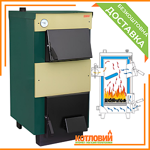 Твердопаливний котел Тивер КТ-У