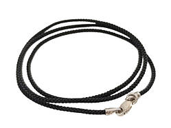 Шнур шовковий зі срібною застібкою 40