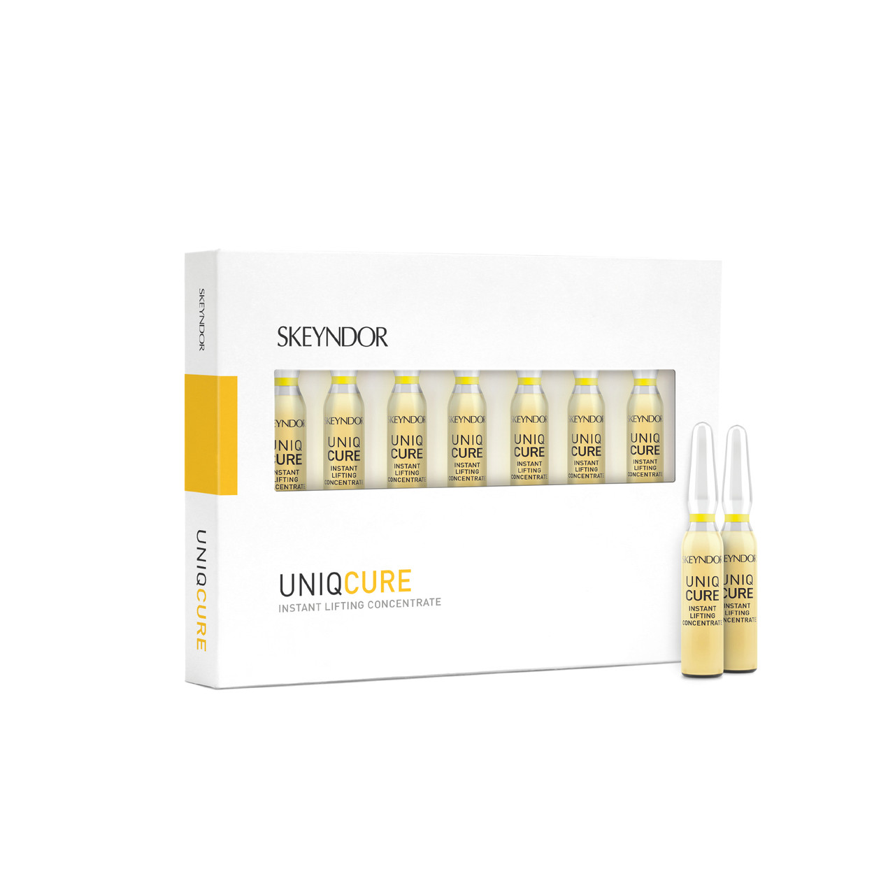 Skeyndor Uniqcure – Активний ліфтинг-концентрат з DMAE (2 мл × 7 ампул), фото 1