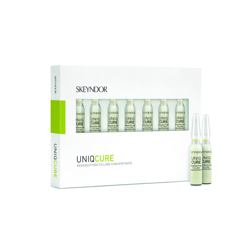 Skeyndor Uniqcure – Активний заповнюючий концентрат з ліфтинг-ефектом (2 мл × 7 ампул), фото 1