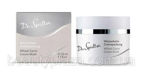 Живильна крем-маска з маслом зародків пшениці Dr.Spiller Wheat Germ Cream Mask 50 мл, фото 1