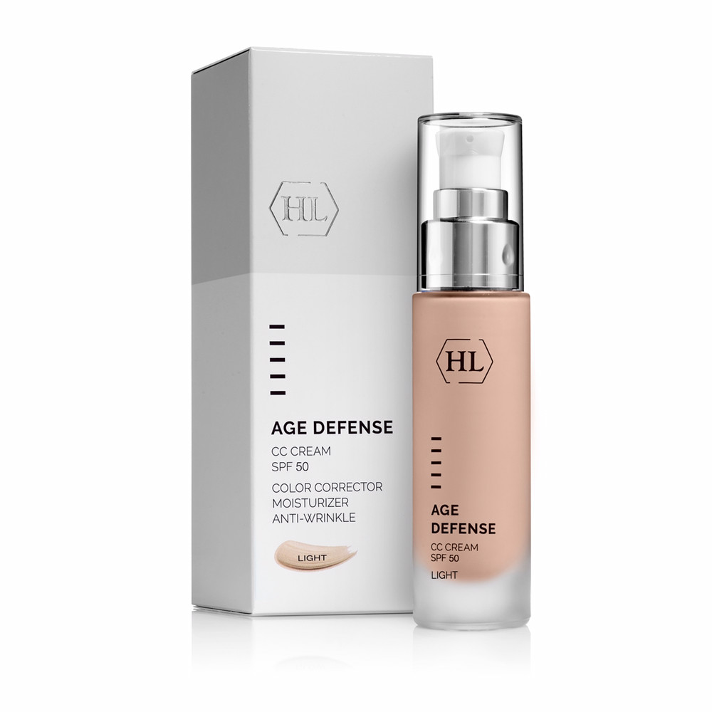 Коригувальний CC крем SPF 50 Holy Land Age Defense CC Cream SPF 50 Світлий (Light) 50 мл, фото 1